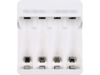 Andersson USB-C batteriladdare AA/AAA (vit) Batteriladdare