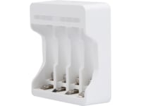 Andersson USB-C batteriladdare AA/AAA (vit) Batteriladdare