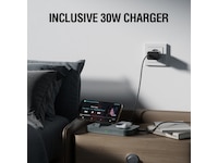 4smarts Qi2 Charging Station Trident (svart) Mobilladdare