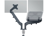 Leitz Ergo Monitorarm & Laptop-Stativ, platsbesparande Bord och väggfäste
