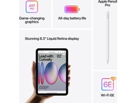 iPad mini (2024) 128GB WiFi (lila) Surfplattor