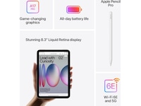 iPad mini (2024) 256GB 5G (lila) Surfplattor