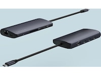 Satechi Multiport 8K Docking (midnight) Dockningsstation och USB-hub