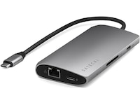 Satechi Multiport 8K Docking (space gray) Dockningsstation och USB-hub