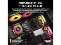Corsair iCUE LINK TITAN 360 RX LCD AIO Kylare (svart) CPU - Vattenkylning