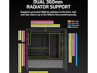 Corsair FRAME 4000D ARGB Mid-Tower (svart) Midi tower