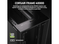 Corsair FRAME 4000D Mid-Tower (svart) Midi tower