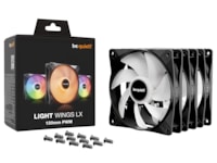 be quiet! LIGHT WINGS LX 120 PWM Fläkt 3pk (svart) Fläkt