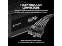 Corsair RMe Series RM750e PSU (svart) Nätaggregat