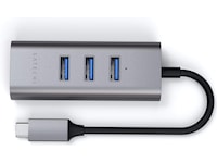Satechi USB-C Hub 2-i-1 (grå) Dockningsstation och USB-hub