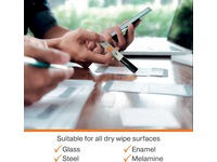 Nobo whiteboardpennor, 4-pack (svart) Whiteboards