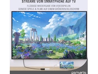 4smarts USB-C till HDMI adapter 15cm (vit) Kabel adapter och övergångar