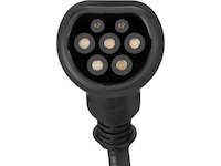 EV-Charge 2500 laddningskabel spiral 11 kW 7 m Elektriska billaddningskablar