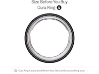 Oura Ring 4 Smart Ring str. 8 (stealth) Smart ring