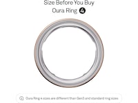 Oura Ring 4 Smart Ring str. 8 (roseguld) Smart ring