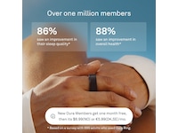 Oura Ring 4 Smart Ring str. 12 (svart) Smart ring