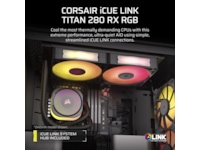 Corsair iCUE LINK Titan 280 RX RGB AIO Kylare (svart) -B-Grade Demo övrigt