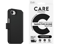 PanzerGlass CARE iPhone 16e Tango 2-i-1 Plånboksfodral (svart) Mobilskal