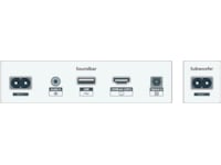 Philips TAB5309/10 2.1 Soundbar med trådlös subwoofer -B-Grade Demo Hi-Fi/stereo/DVD