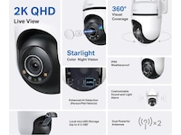 TP-Link Tapo C520WS WiFi övervakningskamera utomhus Övervakningskamera