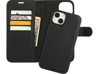 iiglo iPhone 15 Plus 2-i-1 Plånboksfodral (svart) Mobilskal