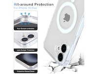 iiglo iPhone 16 Plus Magnetic Clear Case (transparent) Mobilskal
