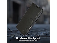 iiglo iPhone 16 Pro Max 2-i-1 Plånboksfodral (svart) Mobilskal