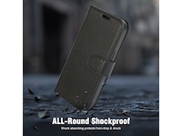 iiglo iPhone 15 2-i-1 Plånboksfodral (svart) Mobilskal