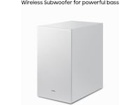 Samsung HW-S711D soundbar med subwoofer (vit) -B-Grade Demo Hi-Fi/stereo/DVD