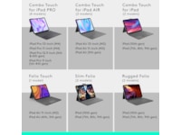 Logitech iPad Pro 11" Combo Touch Tangentbordfodral (grafitt) -B-Grade Demo övrigt i datorer