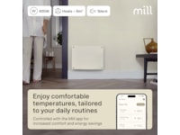 Mill Glass Smart WiFi Gen 4 panelugn 400W Panelelement