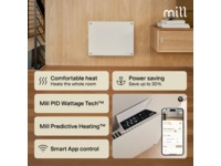 Mill Glass Smart WiFi Gen 4 panelugn 400W Panelelement