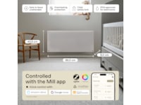 Mill Glass Smart WiFi Gen 4 panelugn 1000W Panelelement