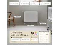 Mill Invisible Smart WiFi Gen 4 panelövn 400W Panelelement