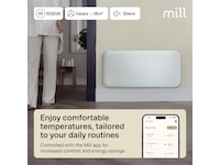 Mill Invisible Smart WiFi Gen 4 panelugn 1000W Panelelement