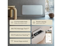 Mill Invisible Smart WiFi Gen 4 panelugn 1000W Panelelement