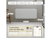 Mill Invisible Smart WiFi Gen 4 panelugn 1000W Panelelement