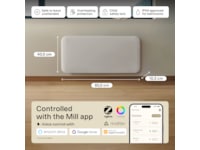 Mill Invisible Smart WiFi Gen 4 panelövn 1500W Panelelement