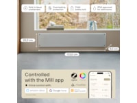Mill Glass Smart WiFi Gen 4 panelelement 1050W Panelelement