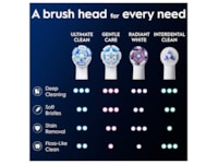 Oral-B iO Ultimate Clean borsthuvuden 3 st (vit) Tandborsthuvud