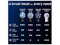 Oral-B iO Ultimate Clean borsthuvuden 6 st (svart) Tandborsthuvud