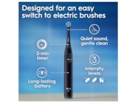 ORAL-B iO2 Series Elektrisk tandborste (Night Black) Eltandborste