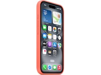 Apple iPhone 16 Silikonskal (mandarin) Mobilskal