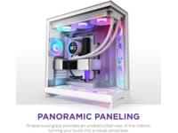 NZXT H9 Flow RGB+ Mid Tower (vit) Midi tower