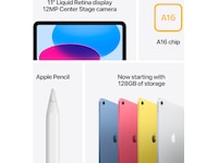 iPad 11" (2025) 128GB 5G (rosa) Surfplattor