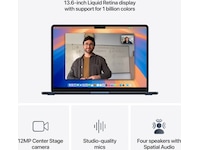 MacBook Air 13" M4 (2025) 256GB (midnatt) Datorer - Bärbara / laptop