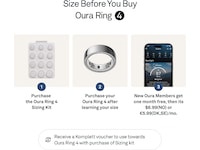 Oura Ring 4 Smart Ring str. 10 (silver) -B-Grade Demo tillbehör till mobiler & smartwatches