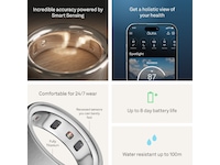 Oura Ring 4 Smart Ring str. 6 (borstad silver) -B-Grade Demo tillbehör till mobiler & smartwatches