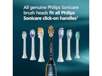 Philips Sonicare W2 Optimal White borsthuvuden (4 pack, svart) Tandborsthuvud