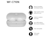 Sony WF-C710N  trådlösa hörlurar, In-ear med mikrofon (vit) In-ear hörlurar